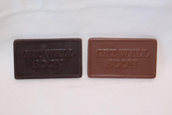 "Get Well Soon" Chocolate Bar