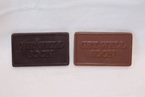 "Get Well Soon" Chocolate Bar