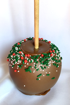 Gourmet Holiday Christmas Sprinkle Apple